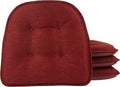 Klear Vu Omega Non-Slip Chair Cushions 15x16 - 4 Pack Comfort