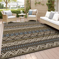 Outdoor Rug 6x9 Waterproof Patio Mat - Reversible, Quick Dry