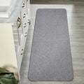 Bath Mat Grey 17x59in Ultra Thin Runner - Quick Dry Non-Slip