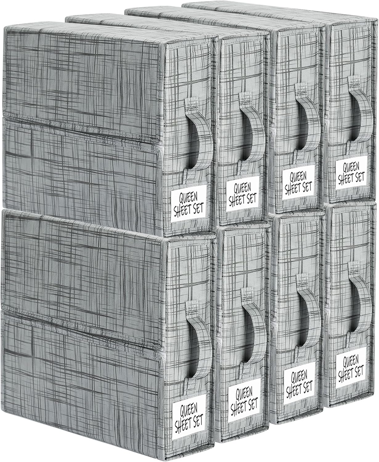SheetCube Bed Sheet Organizers for Neat Linen Storage Solutions