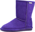 Emma Short Womens Classic Winter Slip On Boots - Lightweight Suede