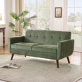 65 in Loveseat Sofa Mid Century Modern - Spacious Small Couch