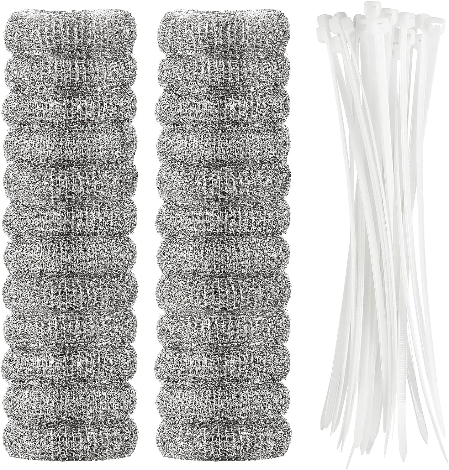 BRENSTEN 24-Pcs Stainless Steel Lint Traps - Prevent Drain Clogs