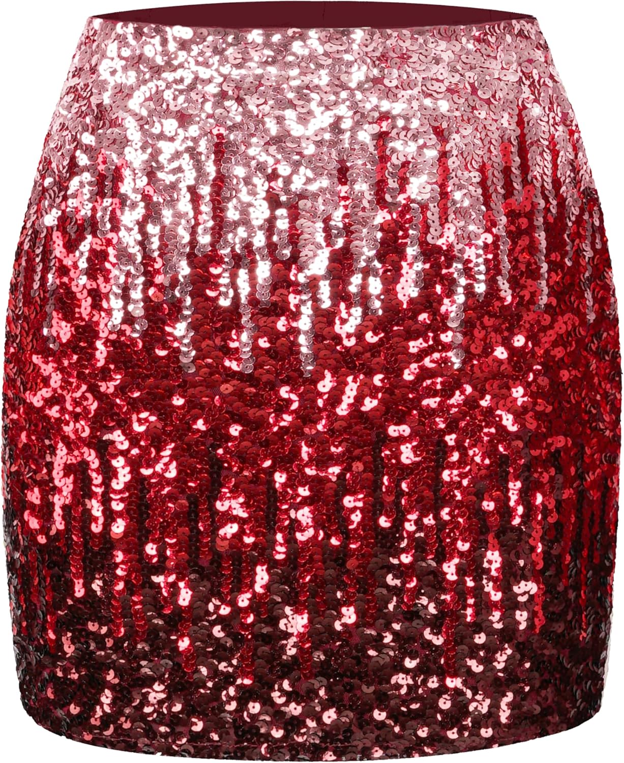 MANER Women's Sequin Skirt for Night Out and Party Events