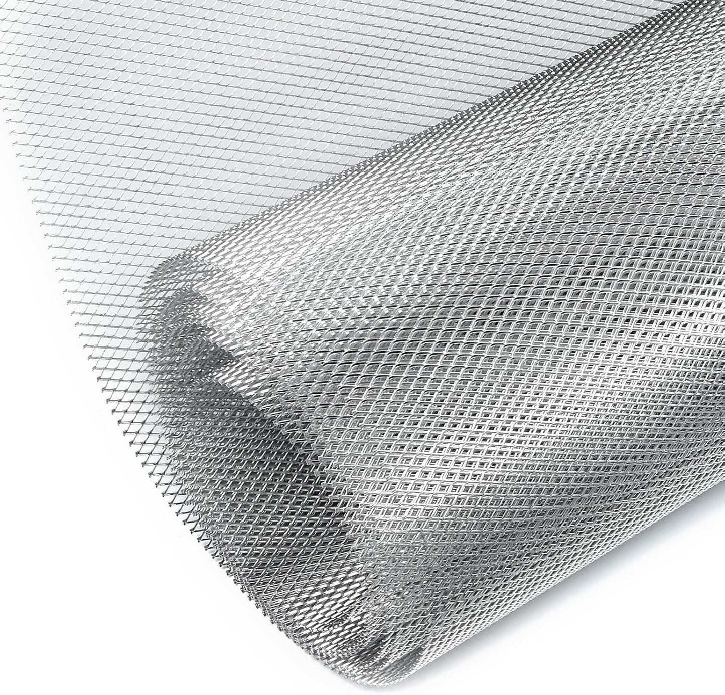 AggAuto Universal Car Grill Mesh - Durable Aluminum Alloy Insert