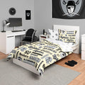 FOCO NFL Team Logo Bed in a Bag Comforter Sheets Pillow Cases Set