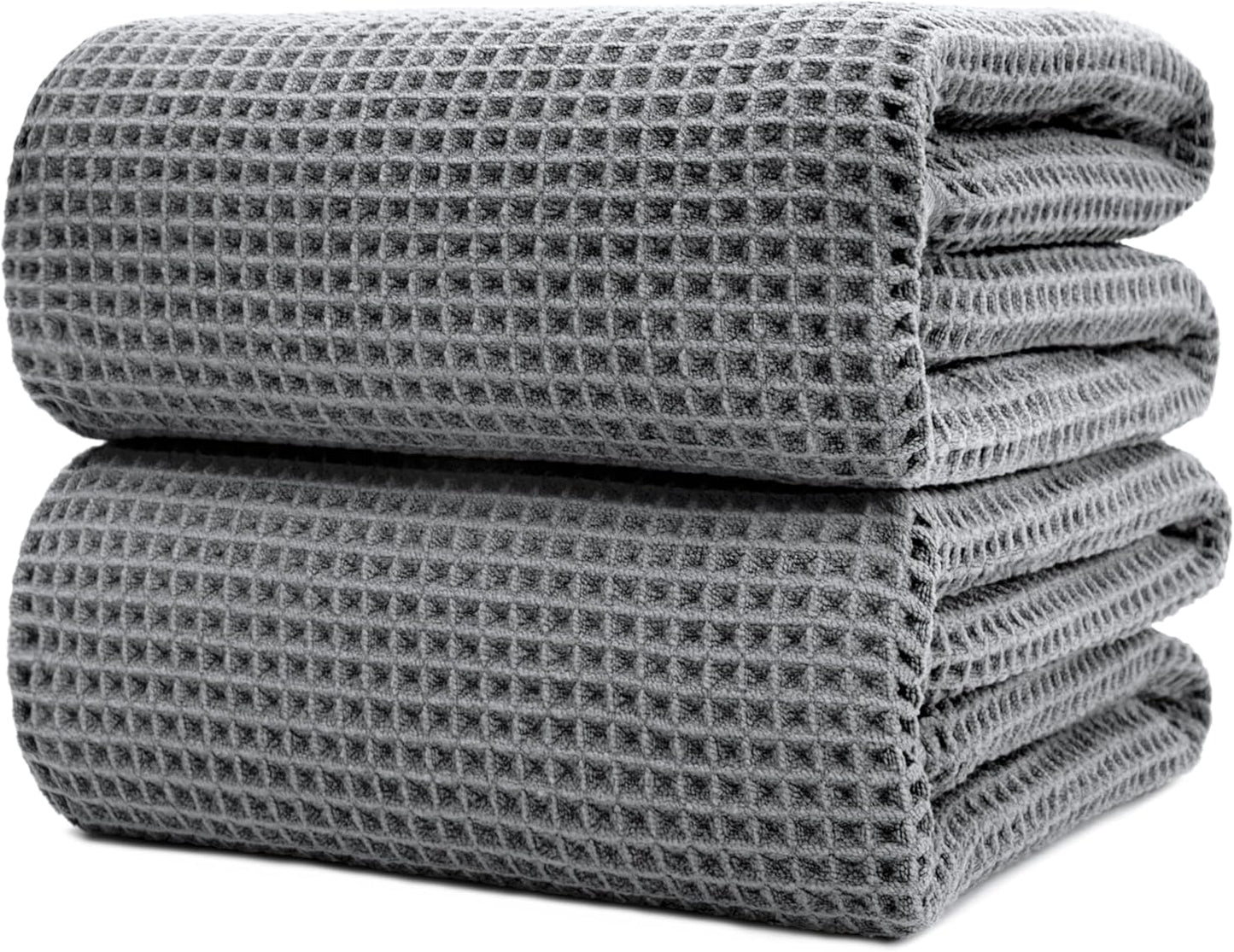 Microfiber Quick Dry Lint Free Bath Sheet Set of 2, 70 x 35 in