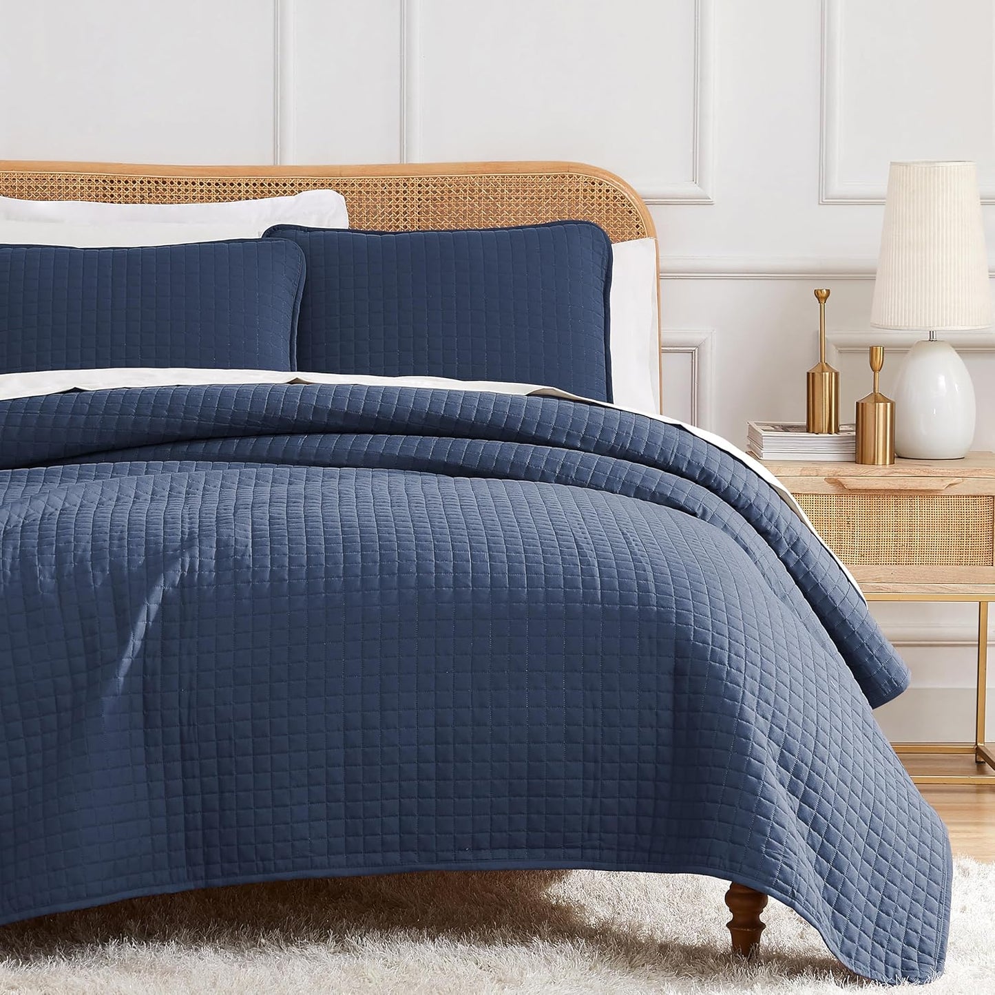 Twin Quilt Bedding Set by Southshore Fine Living, Soft Microfiber