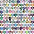 Dog Bandanas Bulk 120 Pack Triangle Bandanas for Dogs - Floral Mix