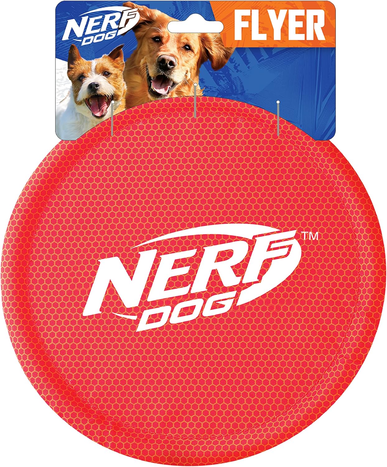 Nerf Dog Nylon Flyer: Lightweight, Durable Disc for Medium/Large Breeds