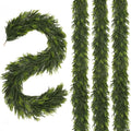 9FT Christmas Norfolk Pine Garland for Holiday Indoor Outdoor Decor