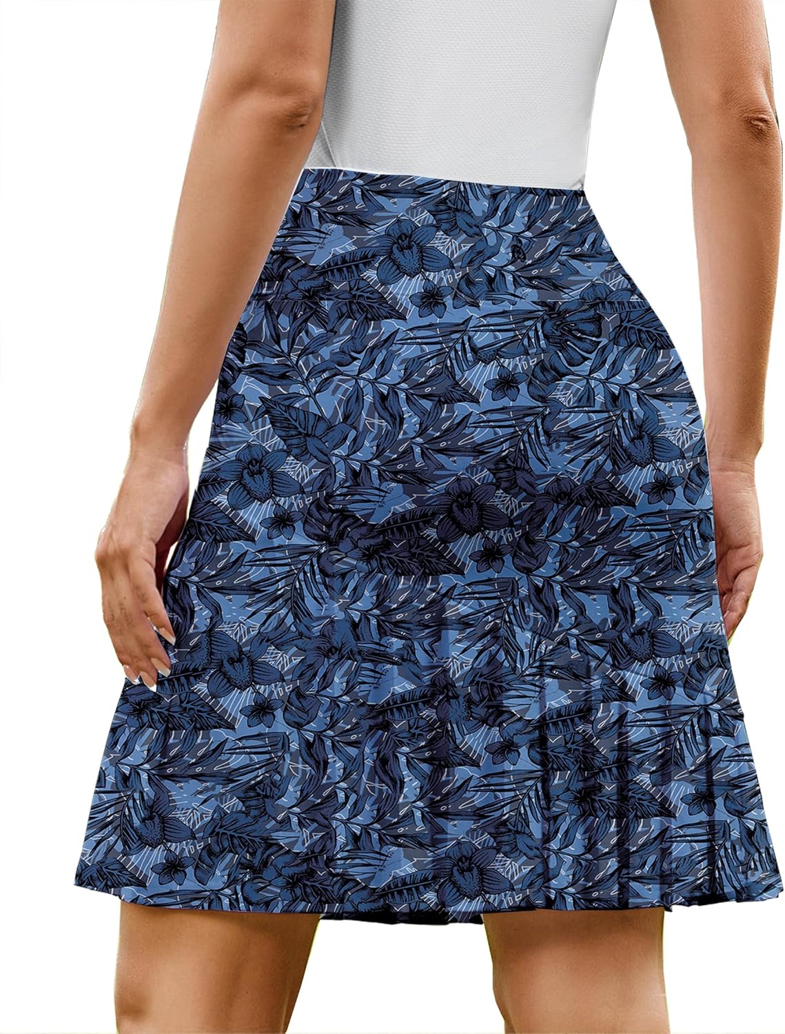 PINSPARK Golf Skirts for Women with Tummy Control and Shorts
