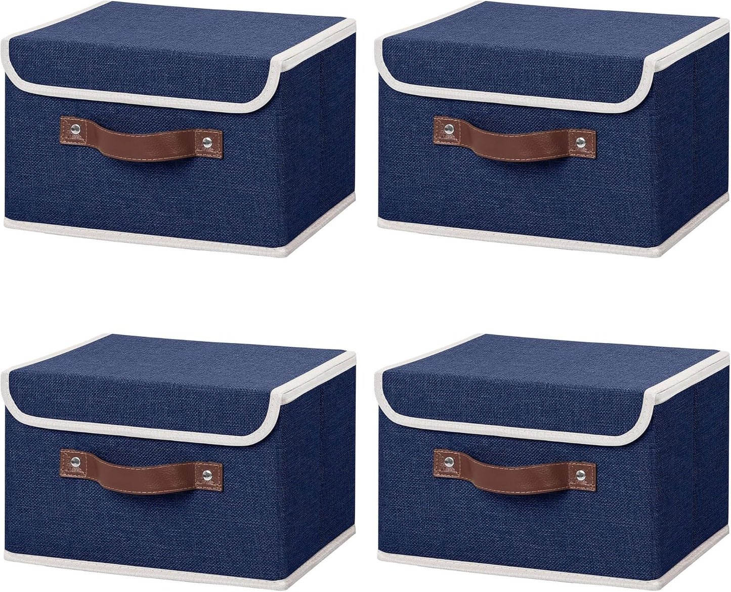 ANMINY Storage Bins with Lid - Stylish and Functional Organizers