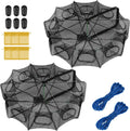 QualyQualy Fishing Bait Trap Crab Net for Minnow Shrimp Crawfish