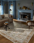 Rifle Paper Co. Canopy Collection Round Accent Rug for Home