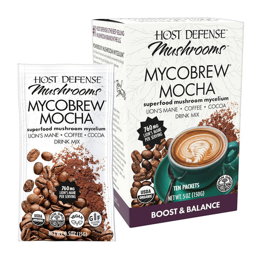 Organic Lion's Mane Mocha Mix - Boost Focus