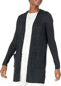 Women's Long-Sleeve Jersey Stitch Open-Front Cardigan - Everyday Layer