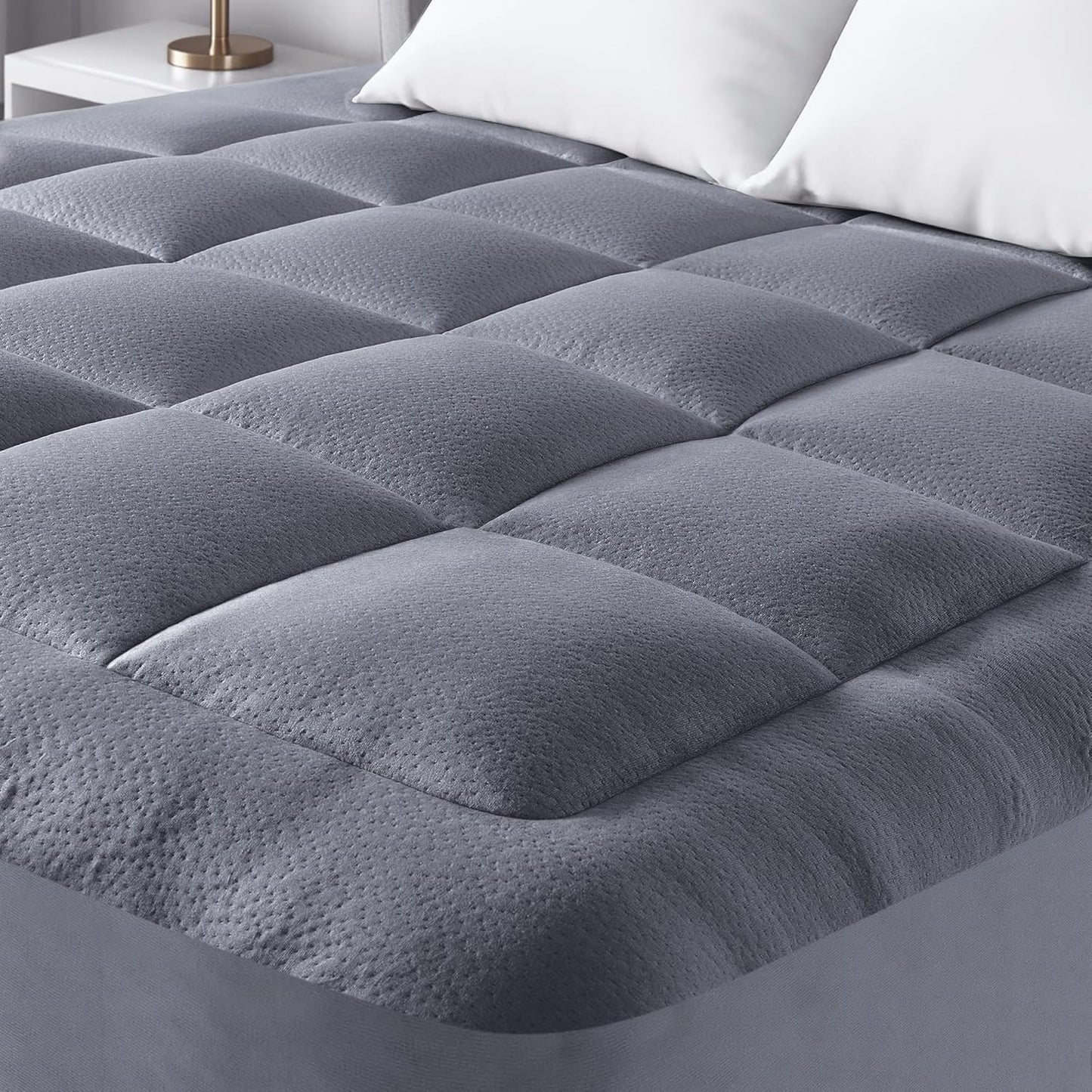 Ultra Soft Queen RV Size Mattress Topper for Back Pain Relief