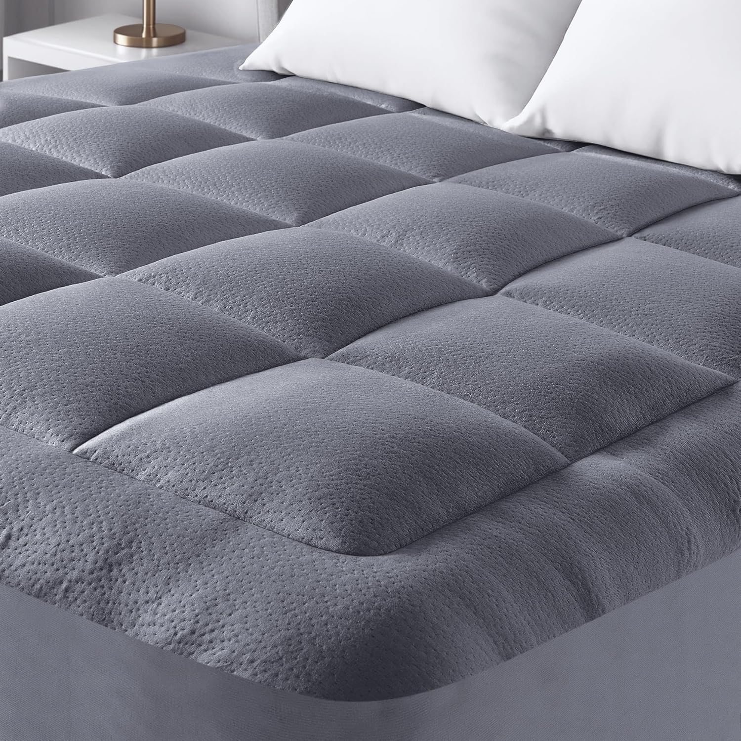 Ultra Soft Queen RV Size Mattress Topper for Back Pain Relief