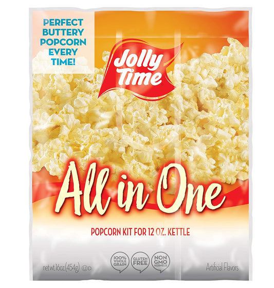 Jolly Time Popcorn Machine Kit - Perfect 12 oz. Popping!