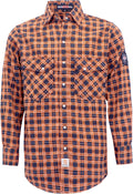 BOCOMAL FR Plaid Work Shirt 6.5oz NFPA2112 CAT2 - Lightweight