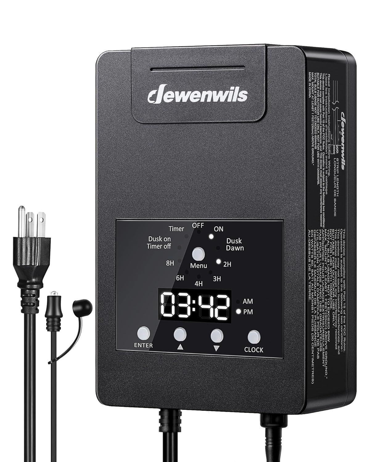 DEWENWILS 120W Low Voltage Transformer for Landscape Lighting