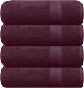 GLAMBURG Premium Cotton Bath Towel Set - Ultra Soft & Absorbent