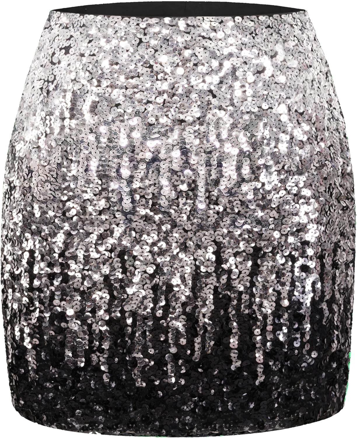 MANER Women's Sequin Skirt for Night Out and Party Events