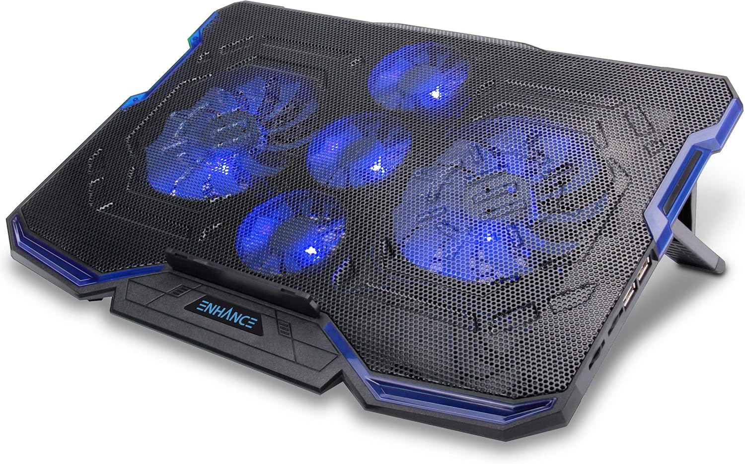 ENHANCE Cryogen Gaming Laptop Cooling Pad with 5 Quiet Fans