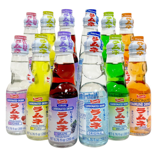 Endless Savings Ramune Japanese Soda - Refreshing Flavors Pack