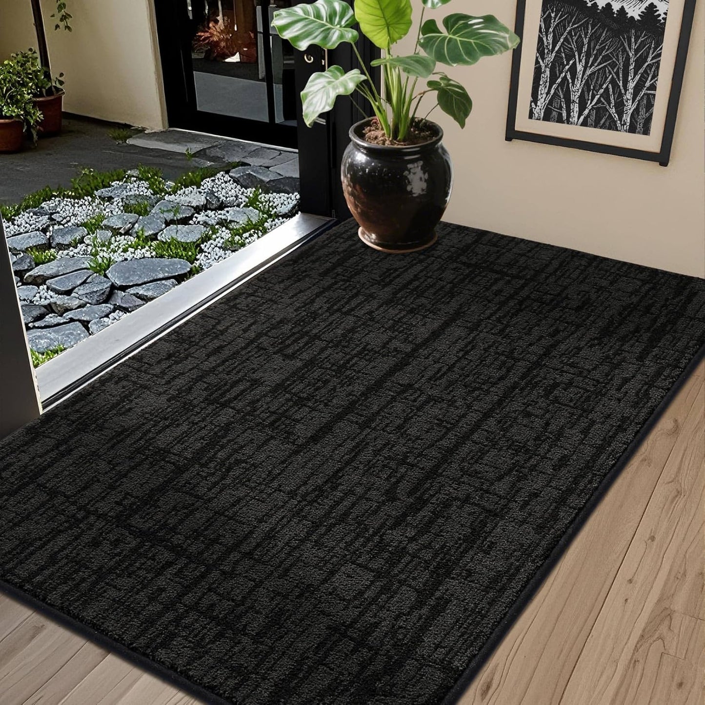 COSY HOMEER Non-Slip Entryway Rug 32x48 for Dirt Trapping