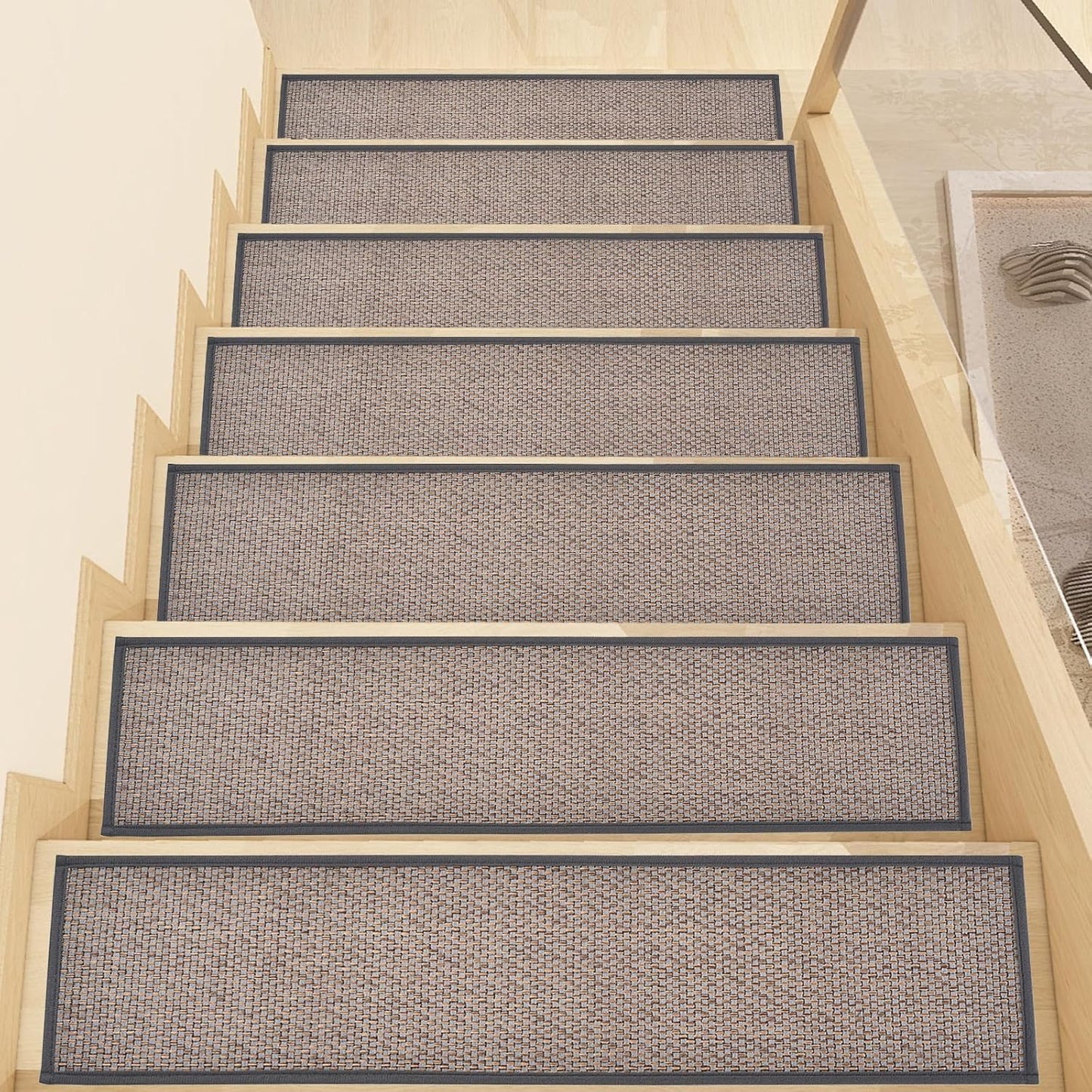 Stair Treads Non Slip with Rubber Backing for Wooden Steps