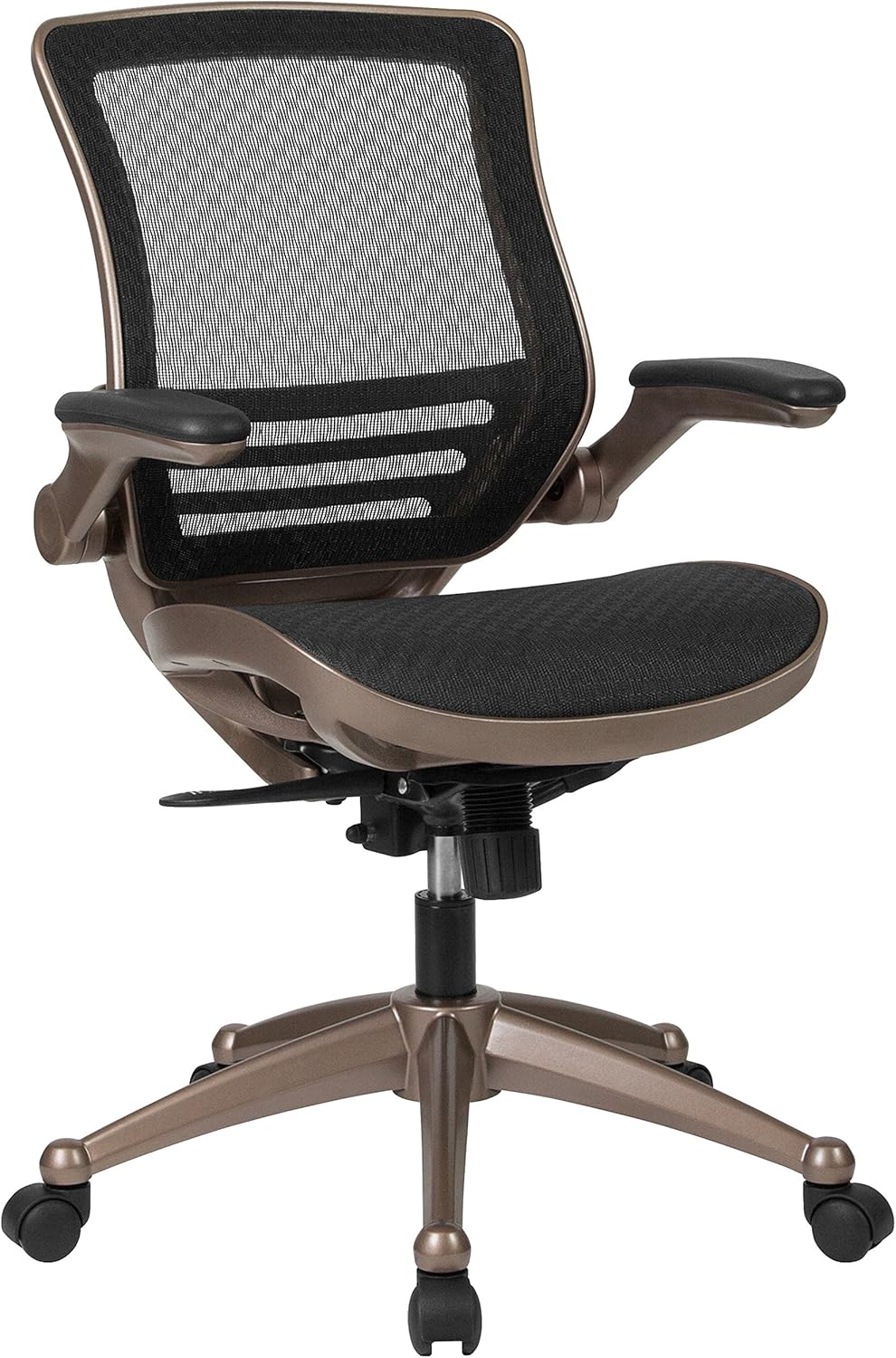 Executive Swivel Office Chair: Sleek Mesh Design
