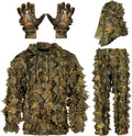 AYIN Ghillie Suit For Men 3D Leaf Bush Camo - Quiet, Lightweight