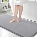 OLANLY Thick Memory Foam Bath Mat Rug 59x24 - Extra Soft, Quick Dry