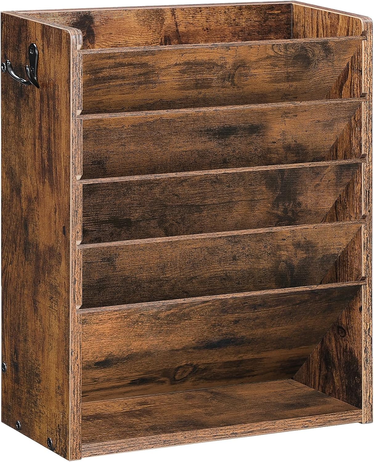6-Tier Vertical Wall File Organizer for Home and Office Use