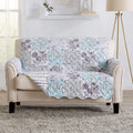 Reversible Floral Patchwork Loveseat Furniture Protector - Stain
