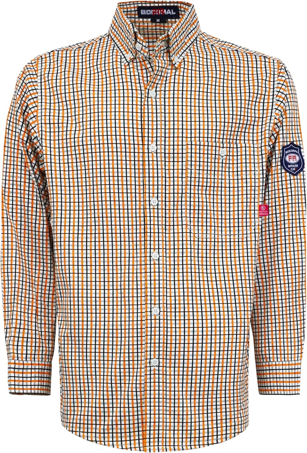 BOCOMAL FR Shirts for Men - Flame Resistant Cotton Workwear