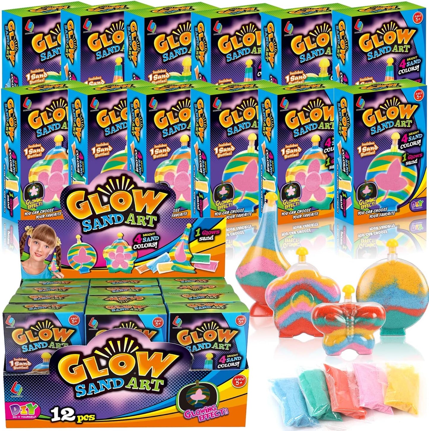 Create Your Own Magic Sand Art Glitter Activity for Kids