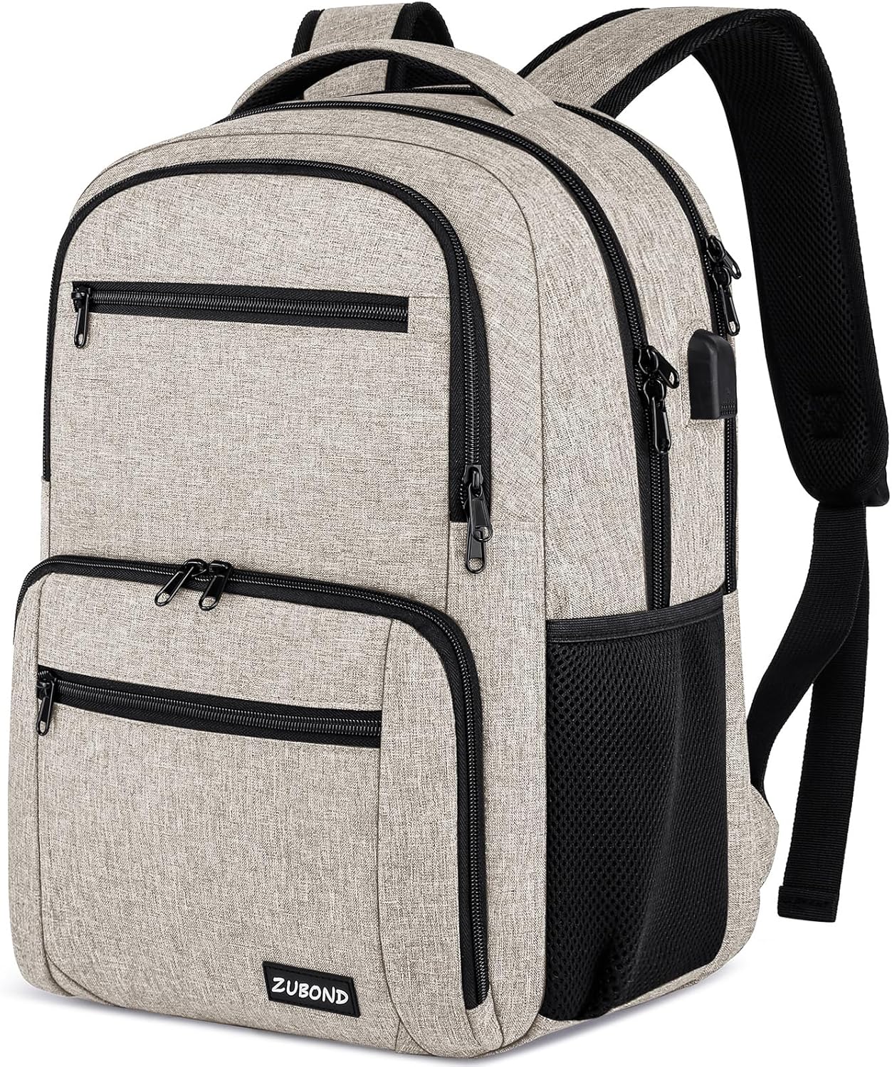 Water Resistant Backpack for Men and Women with USB Charging