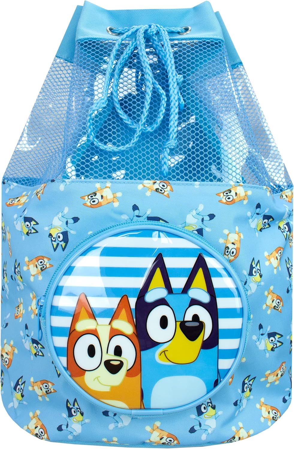 Bluey Kids Swim Bag - Fun & Functional Drawstring Backpack 