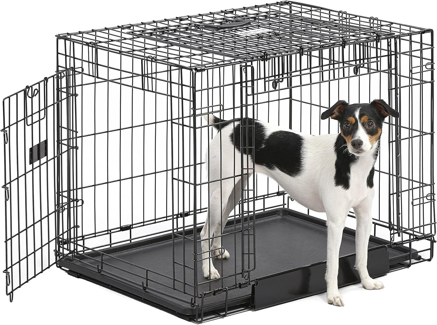 MidWest Homes for Pets 30-inch Folding Metal Dog Crate for Medium Dogs
