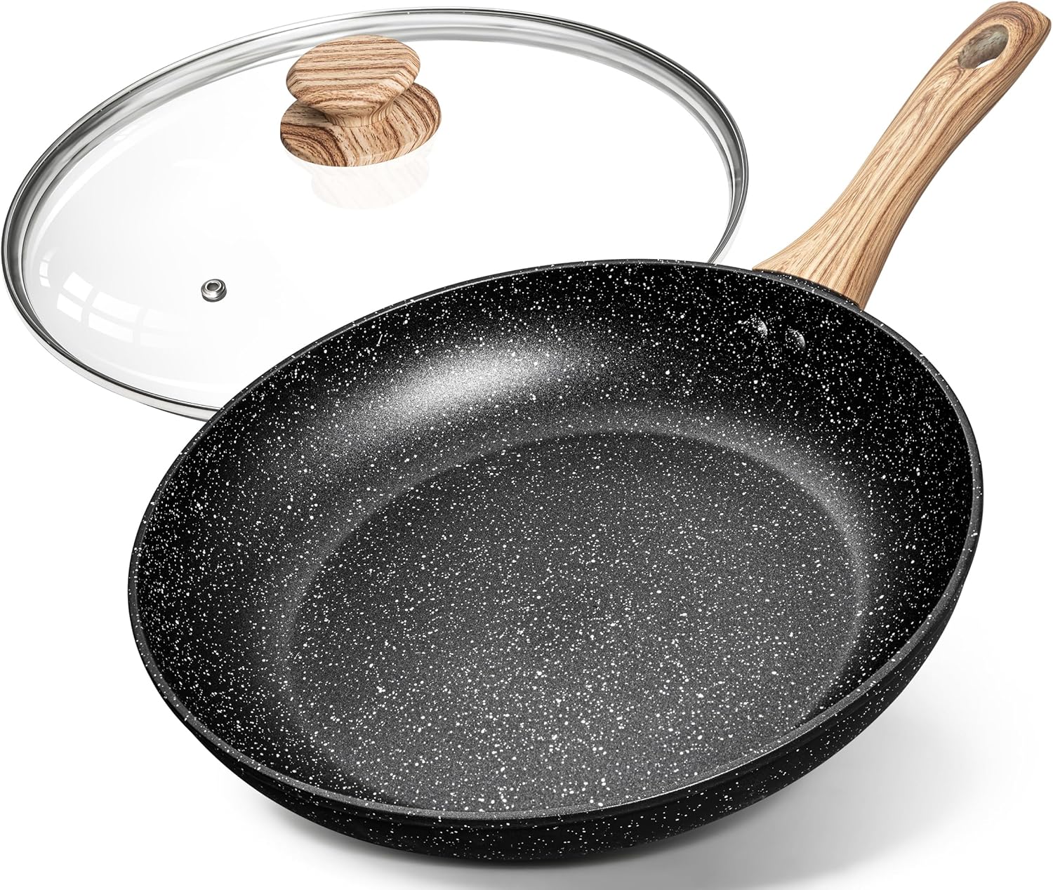 MICHELANGELO Non Stick Frying Pan - 12 Inch Stone Cookware