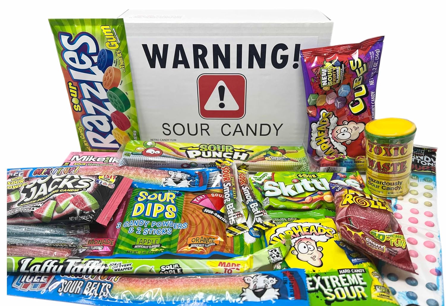 Super Sour Candy Variety Pack - Perfect Gift for Any Occasion