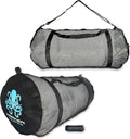 Mesh Duffle Bag with Shoulder Strap - Large Quick-Dry Dive Bag