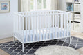 Suite Bebe Palmer 3 in 1 Convertible Crib, White - Space Saving Design