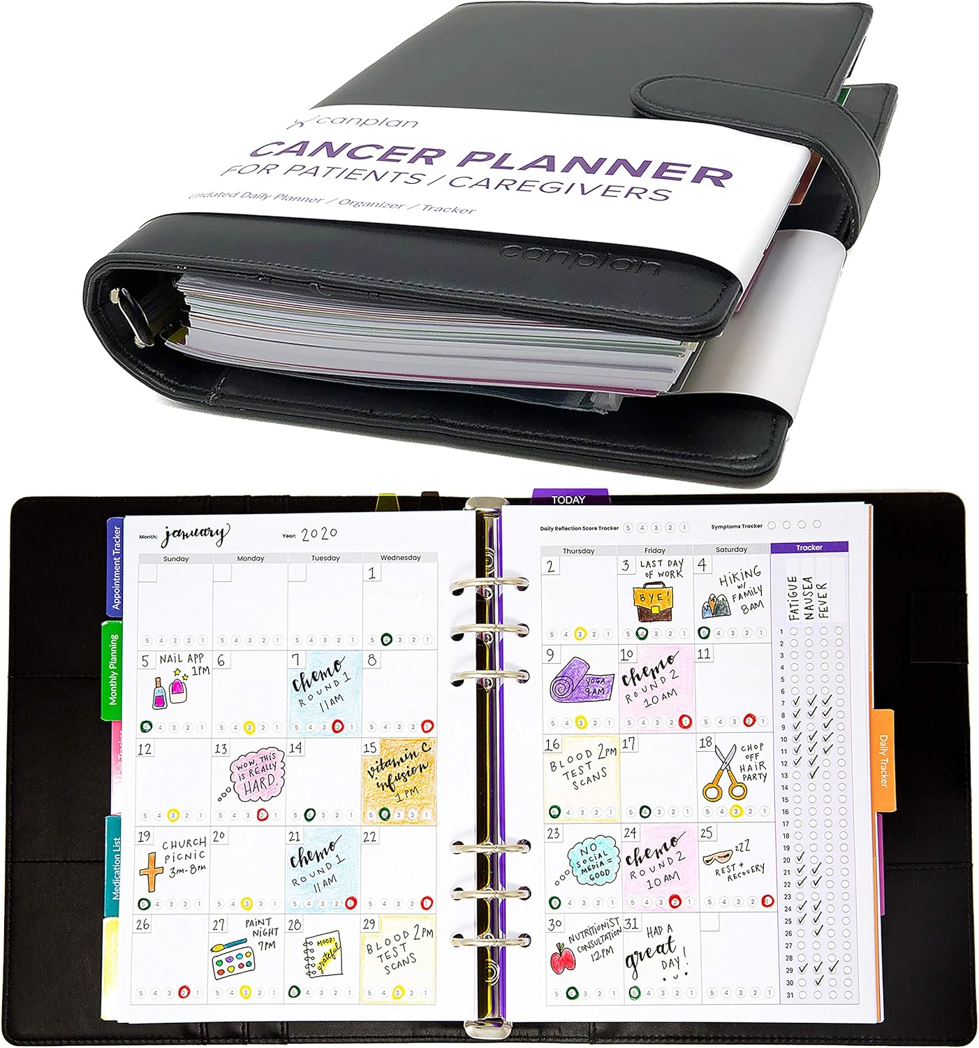 Cancer Planner for Patients and Caregivers - Best Gift Idea