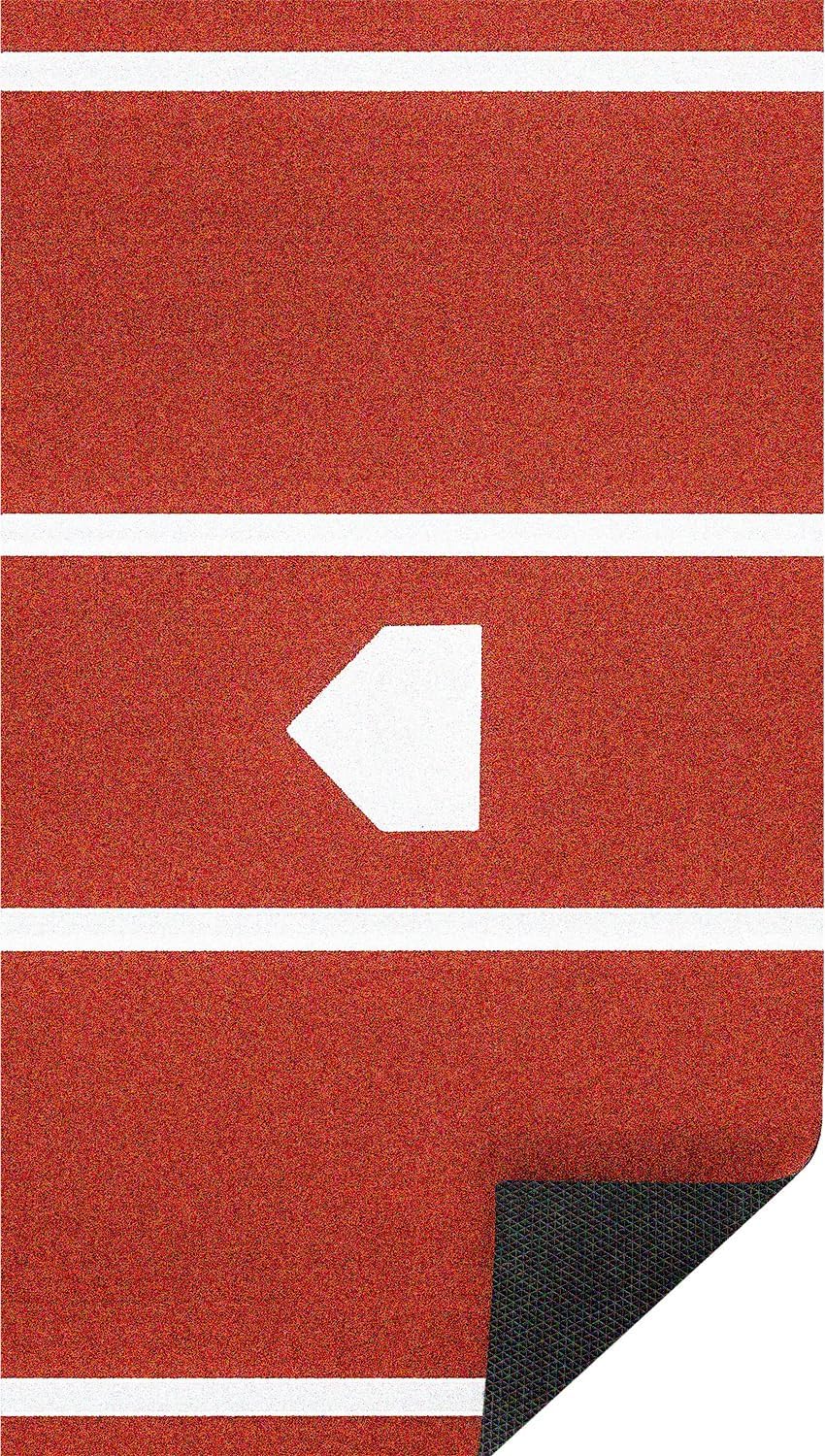 2024 Upgraded Baseball Hitting Mat with Antislip Rubber Backing