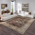 Living Room Rug 6x9 Dark Espresso - Machine Washable Boho Area Rug