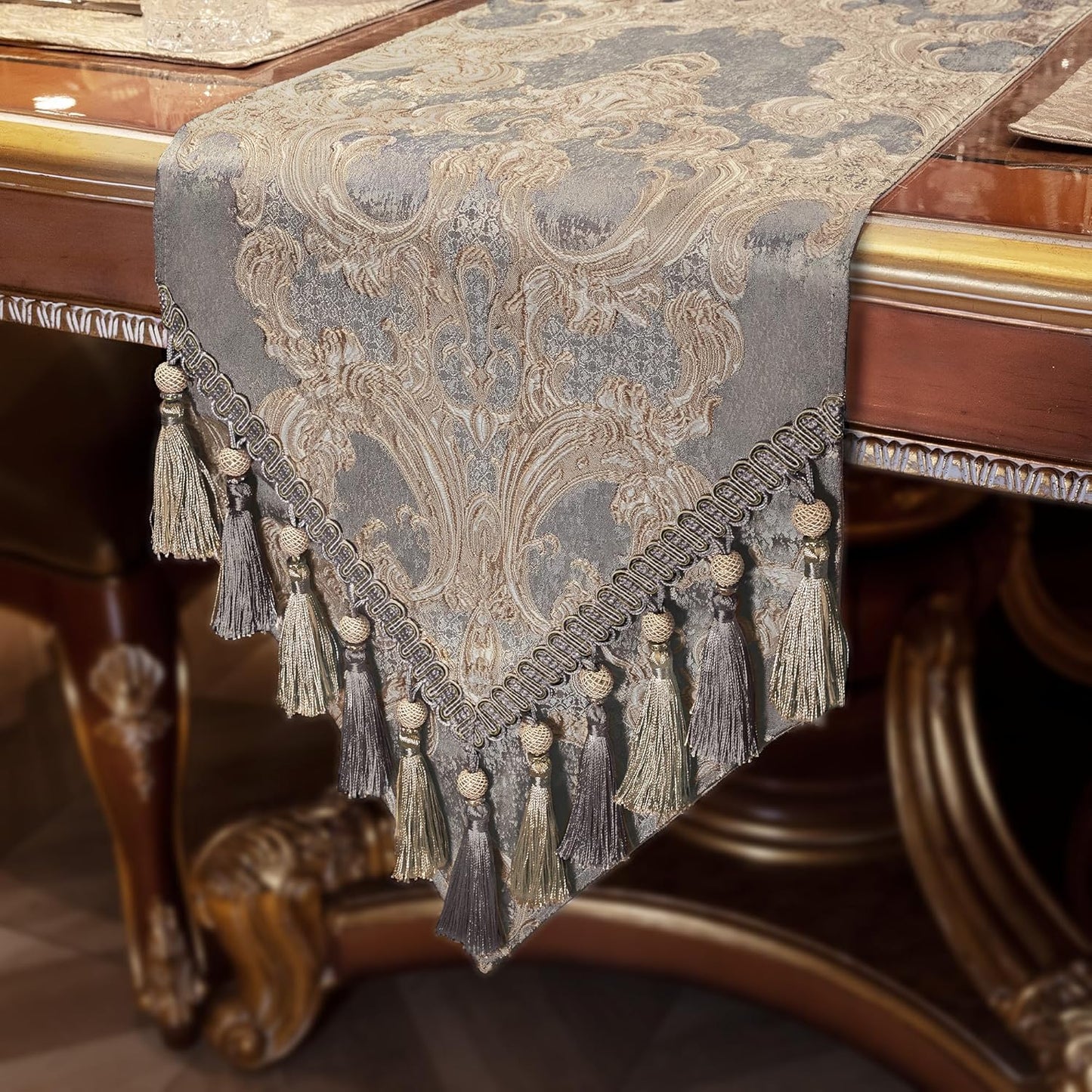 Luxury Table Runner 120 Inches Long for Elegant Dining Decor